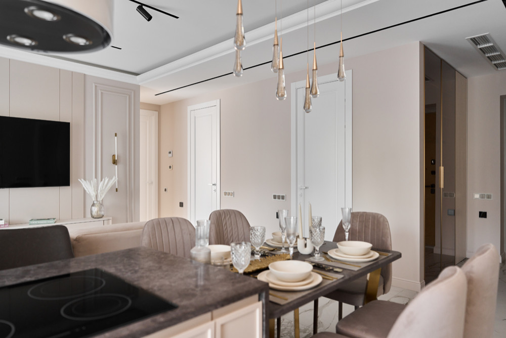 Евро 4-комнатная квартира 130 кв/м с террасой в ЖК «D1»