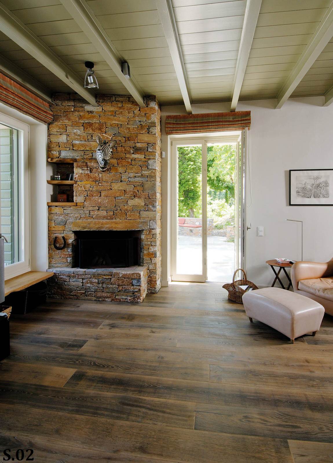 Пол в коттедже, инженерная доска DENNEBOS FLOORING, цвет S.02