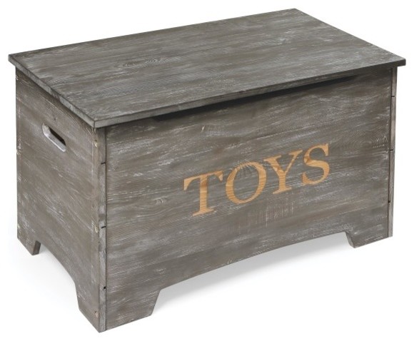 solid wood toy chest bench