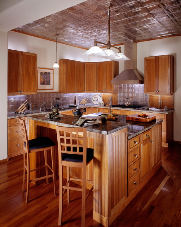 Kitchen - rustic kitchen idea in Phoenix