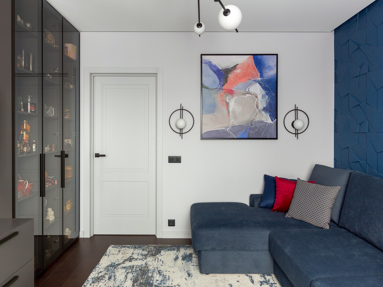 Синий, синий иней... на Ленинском (фото)