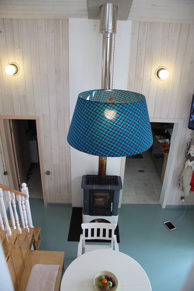 Дом с верандой каркасный 86м2