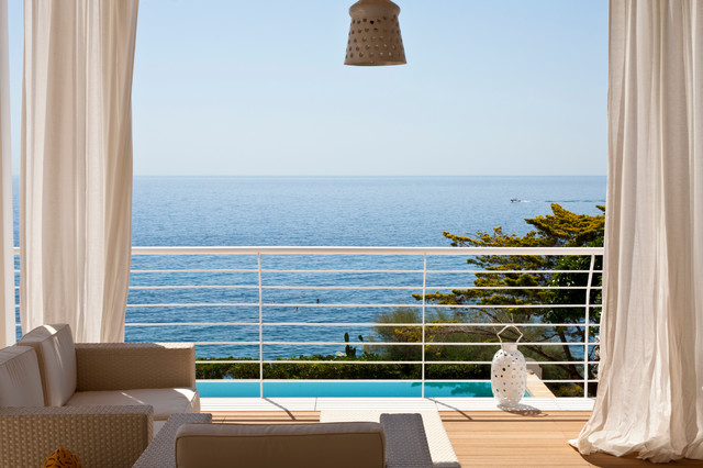 Villa Argentiera mediterraneo-terraza-y-balcon