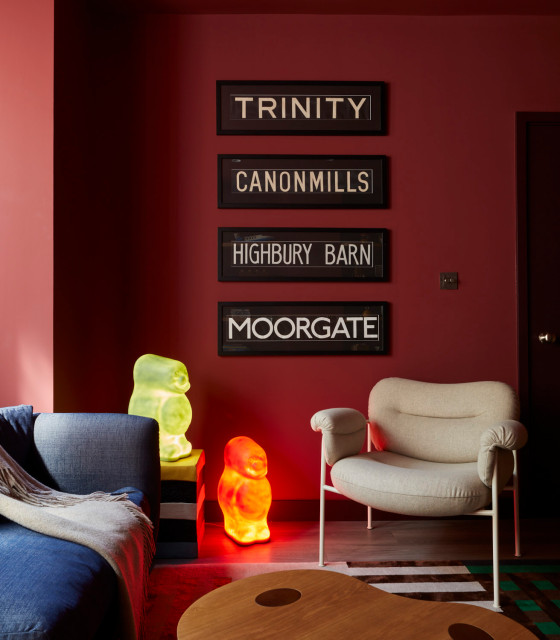 Highgate contemporary-vardagsrum