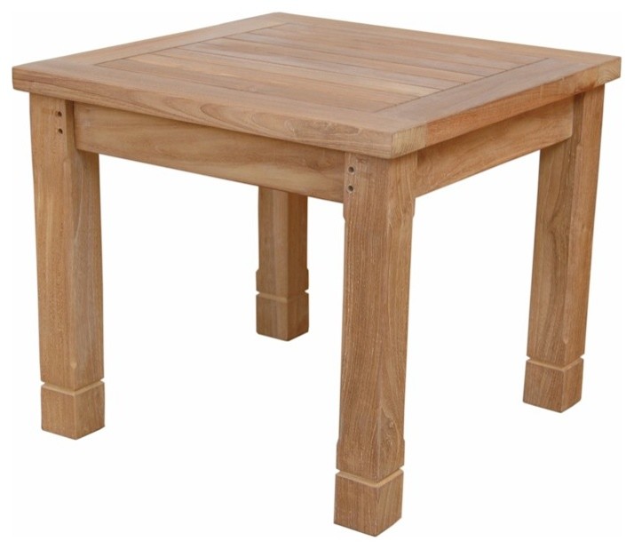 SouthBay Square Side Teak Table (DS-3015)