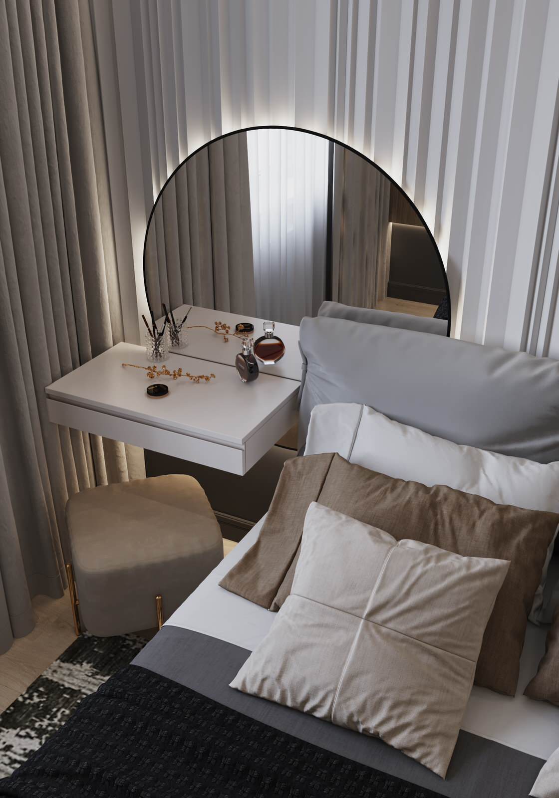 проект "Сдержанный комби на 87м2"