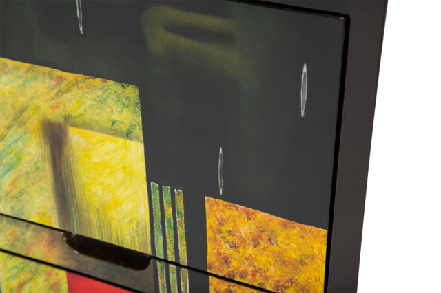 Illustration of Illusion Cabinet Storage Living Room