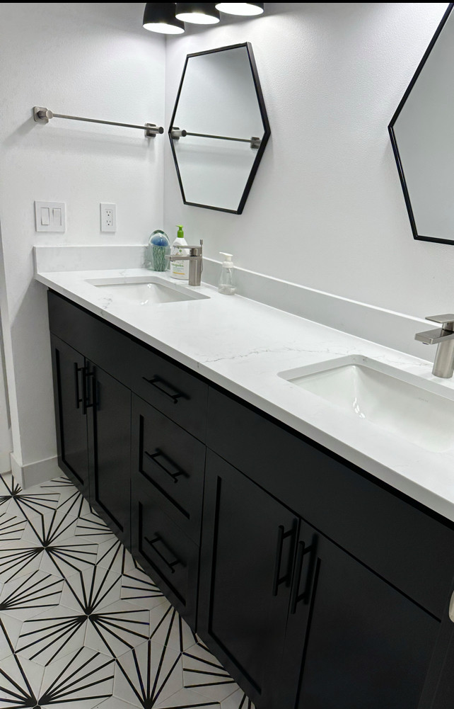 Hexagon Bathroom