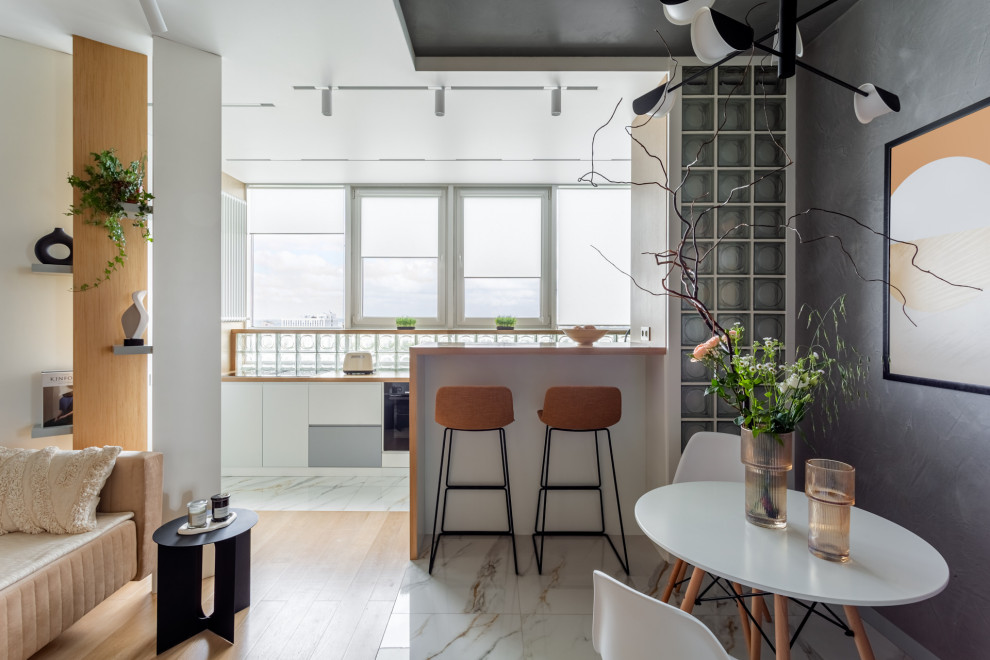 Классная двушка с кухней на лоджии 53 м²