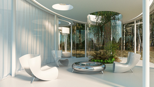 Cloud House contemporary-vardagsrum