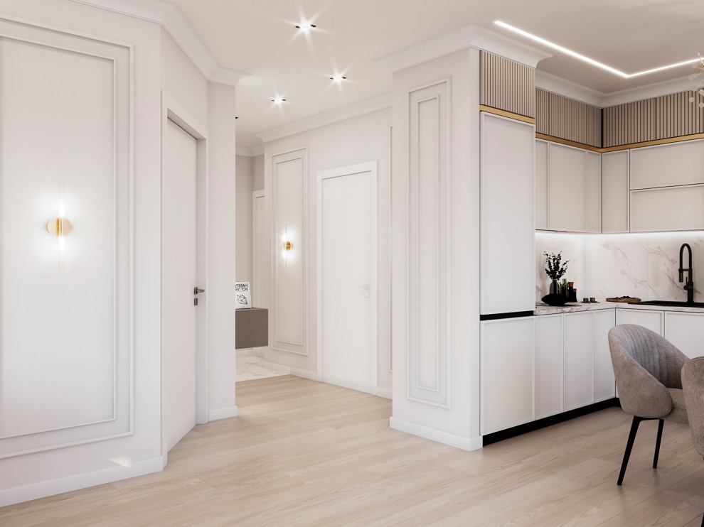 ДИЗАЙН ПРОЕКТ КВАРТИРЫ S=56,07 КВ.М.