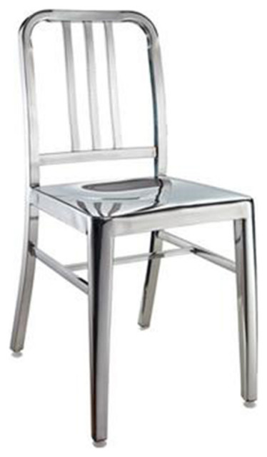 Navy Chair - Industrial - Dining Chairs - by HomeCraftDecor | Houzz