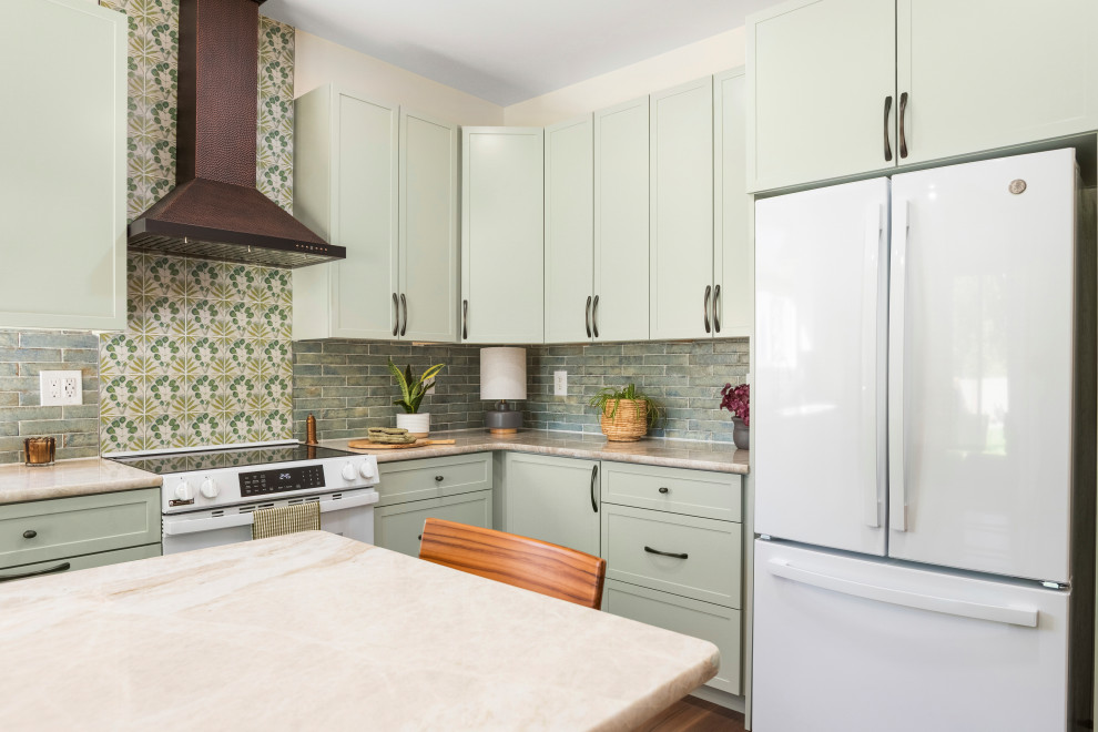 Calming Sage Green Kitchen