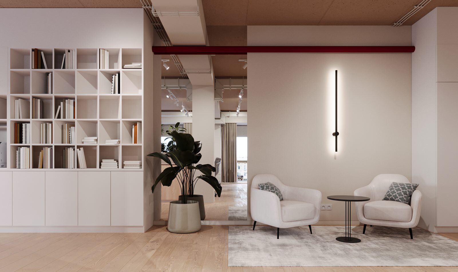 Визуализация офисного помещения