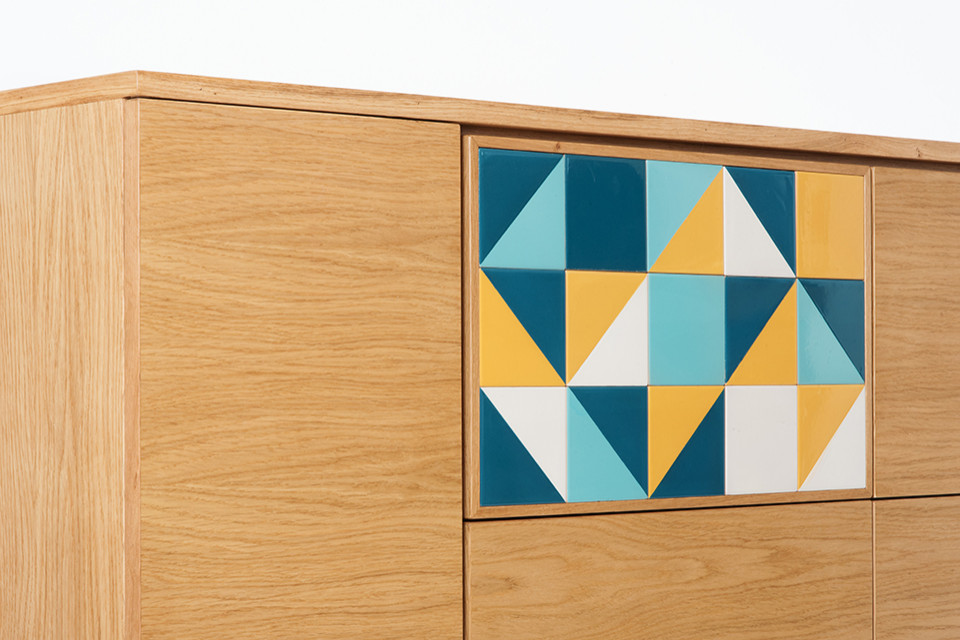 Wood-Tile  modello Cordoba Dimensioni L 140 x H 78 x P 48