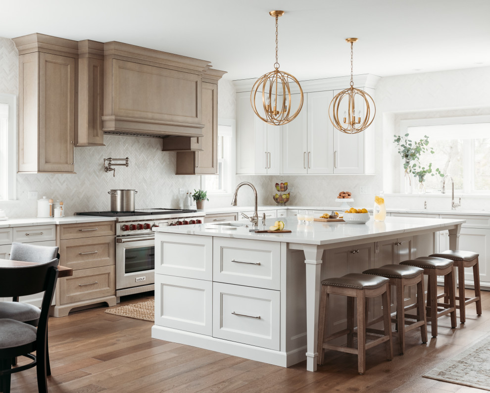 A Refined Reno + Addition - Traditional - Kitchen - Chicago - by Lauren ...