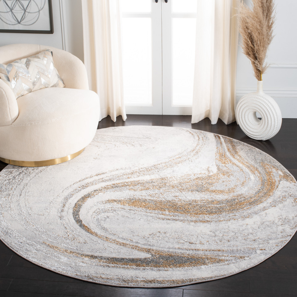Safavieh Orchard Collection ORC617 Rug, 5' Round - Contemporary - Area ...