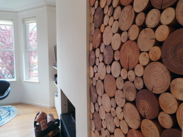 Træstubbe og træstammer i indretningen – lav bord, taburet, skammel eller  sofabord af stubbe og stammer