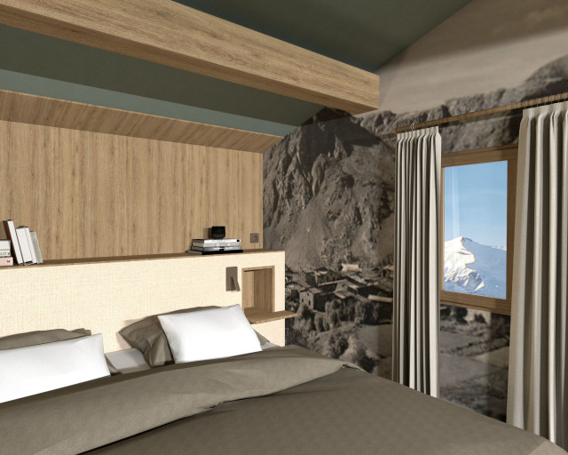 LE CHALET rustikal-schlafzimmer