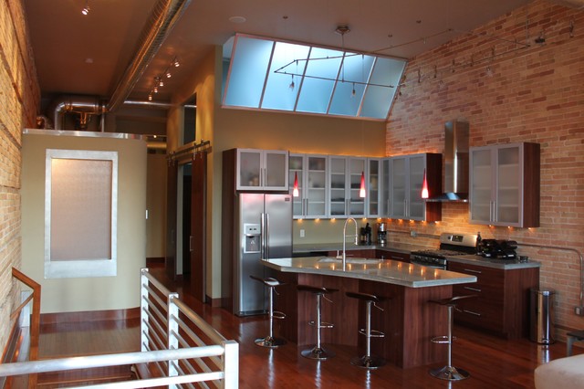 Loft contemporary-kitchen
