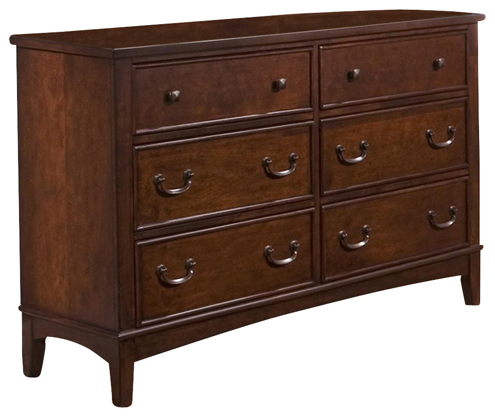 Chelsea Youth Double Dresser, Burnished Tobacco Finish