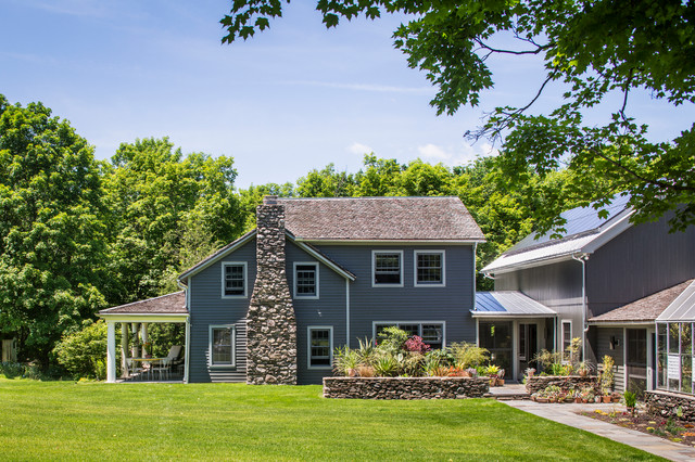 Upstate Barn traditional-house-exterior