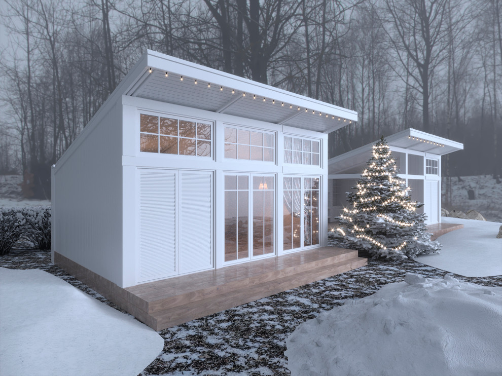 Модульная дача. Проект недорогого дачного дома