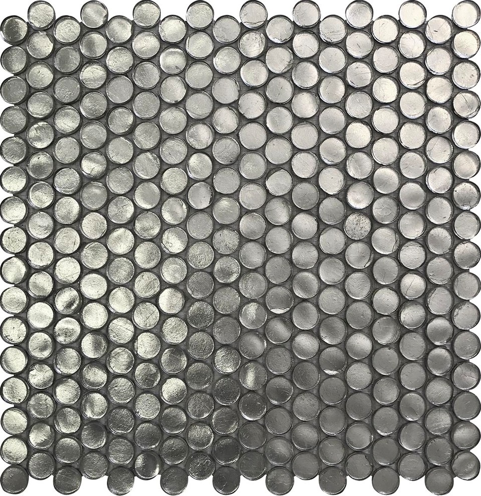 Ronda Silver Tile - Contemporary - Mosaic Tile - by PARMA HOME | Houzz