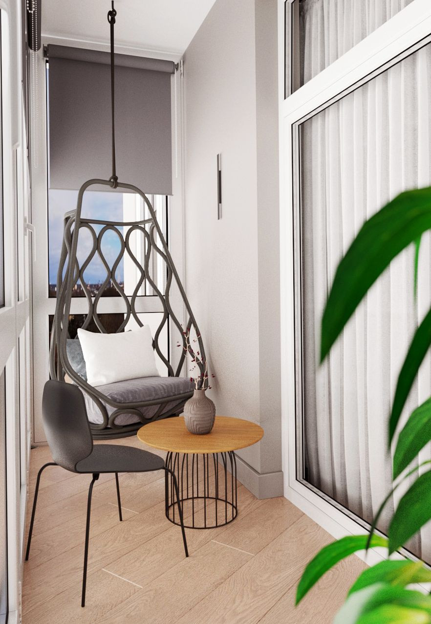 Интерьер для квартиры со сложной планировкой