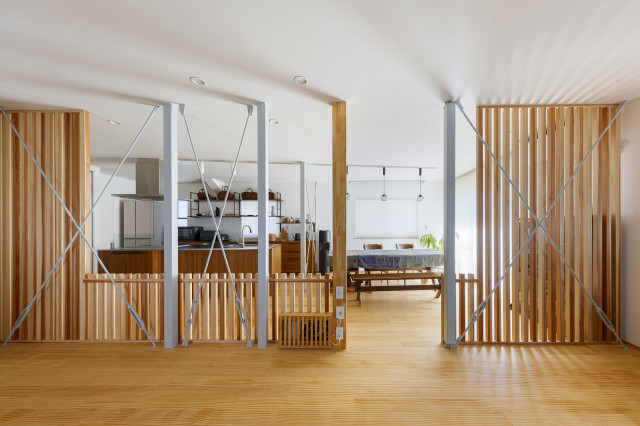 川越の家 contemporain-salon