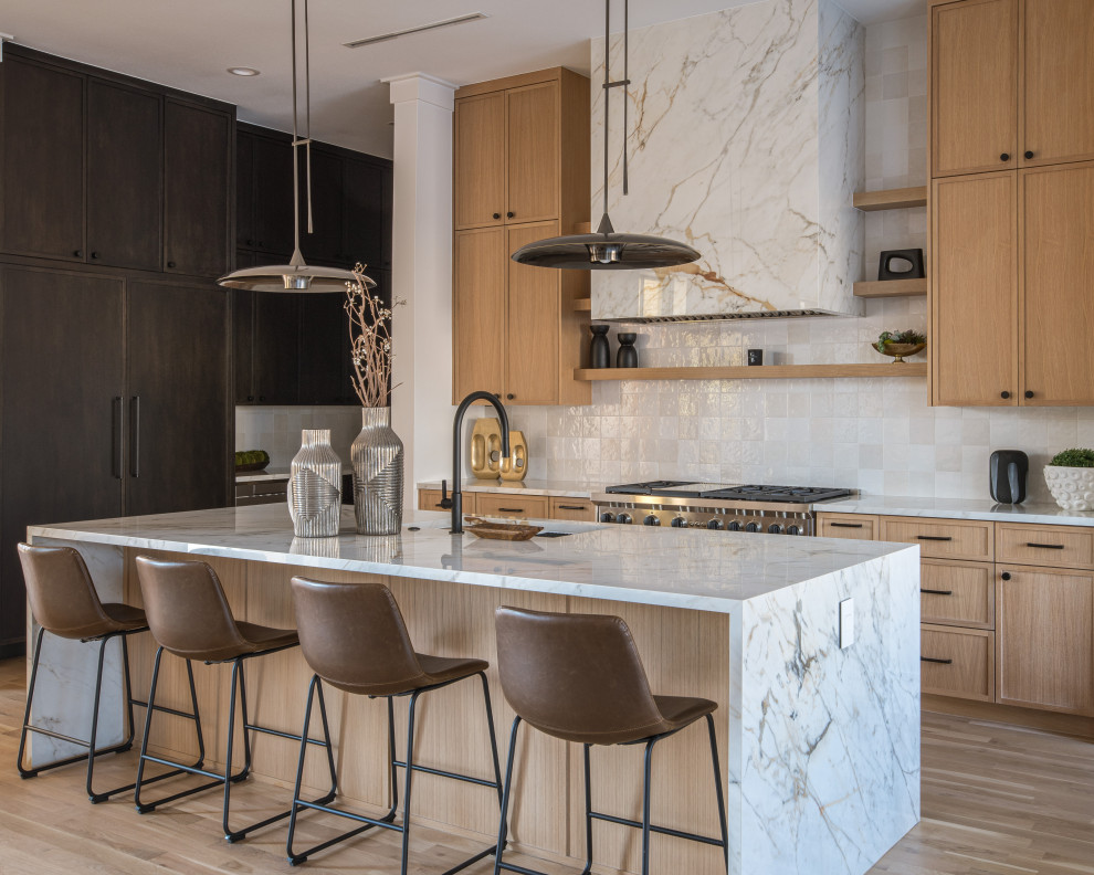 Kitchen - transitional kitchen idea in Dallas
