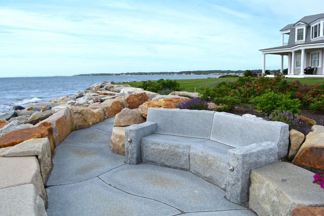 Rye Nh Beach House Exterior Boston By Swenson Granite Works