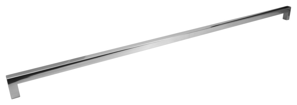 Celeste Square Bar Pull Cabinet Handle Polished Chrome Stainless 12mm, 24"