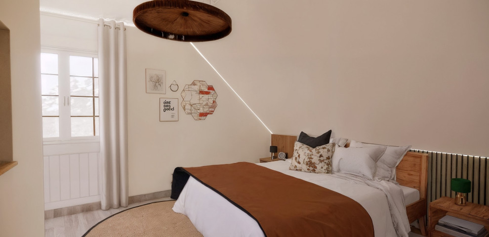 Chambre parentale avec dressing 3D - Neufchâtel en Bray