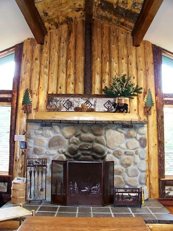 This is an example of a mid-sized country living room in Burlington.