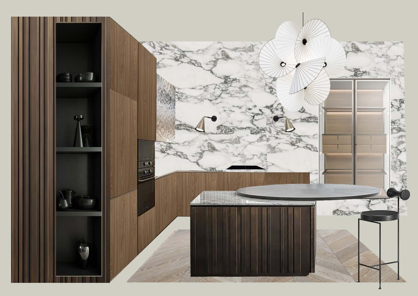 Современная квартира для молодоженов в ЖК Крылья