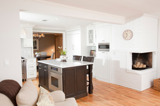 Transitional Kitchen trendy-koekken