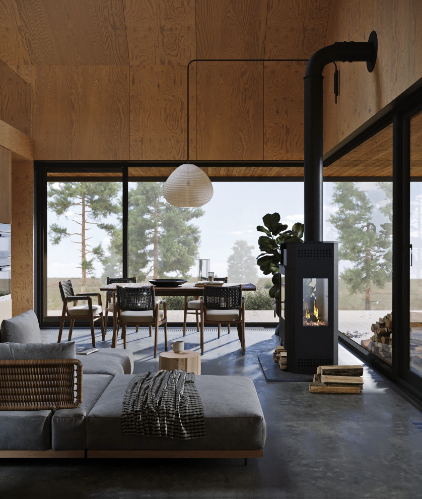 Дом в Экостиле, интерьер