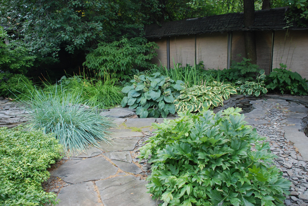 Стильный сад в КП "Поселок Художников"