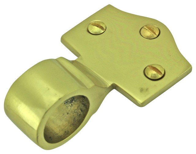 Solid Brass Sash Lift Lock Lacquered Finish Offset Eye Lock Renovators