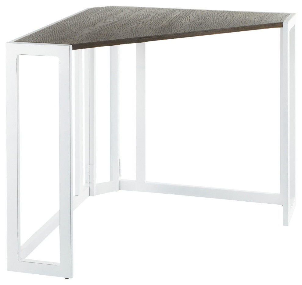 Roman Corner Desk Contemporary Desks And Hutches By Lumisource