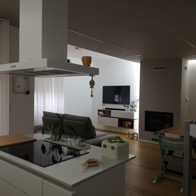 Casa Privitera moderne-dagligstue