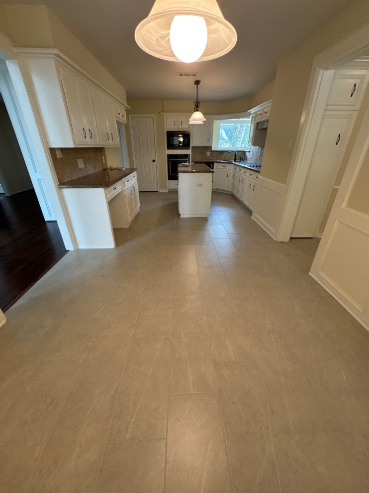 Wood Flooring Refinish & Tile Update