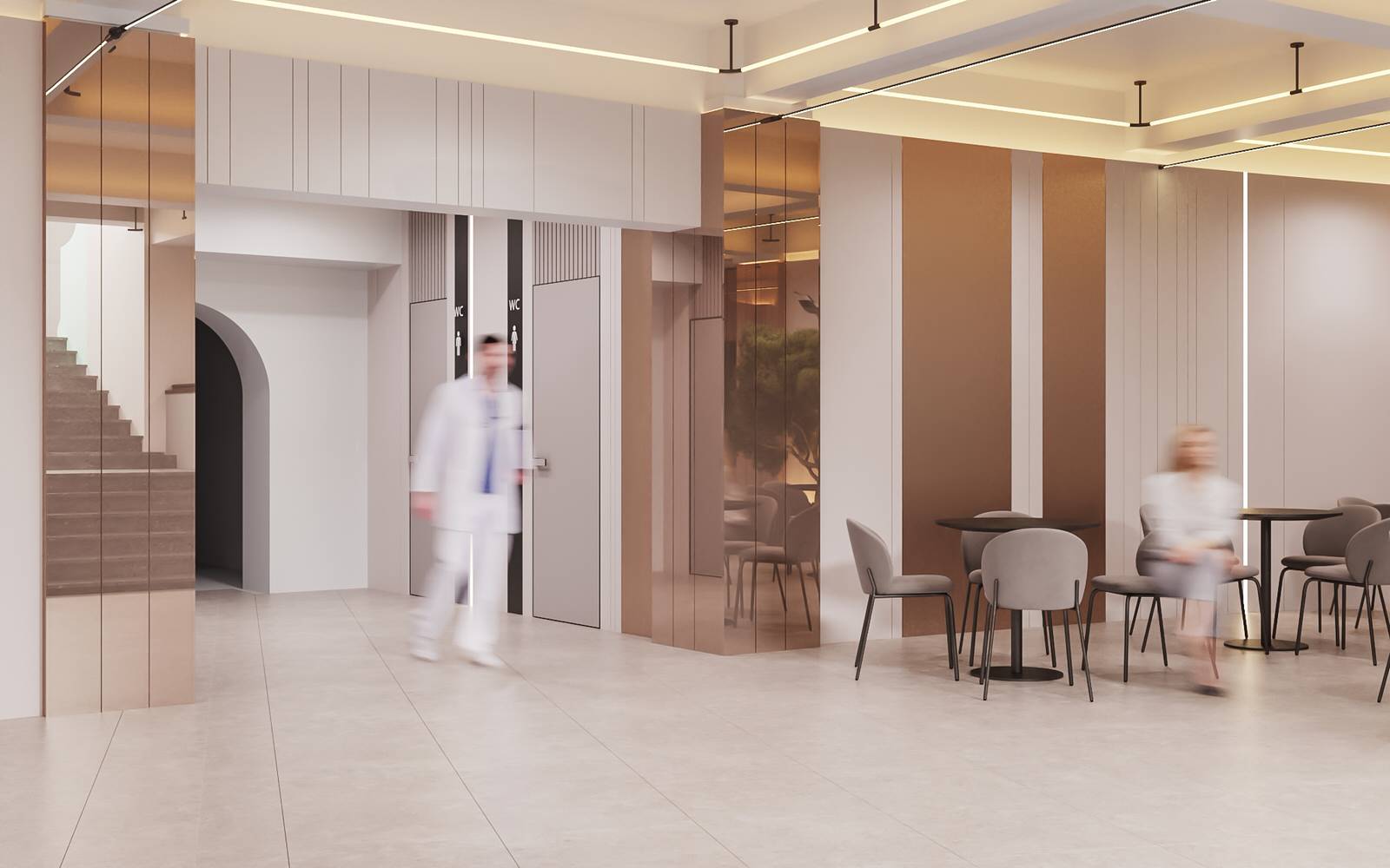 Медицинский центр "Аэрофлот". Зона кофе-поинта