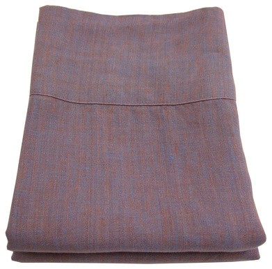 Linen Pillowcase Set of 2, Copper Plum 31"x20" Standard and Queen Size Pillows