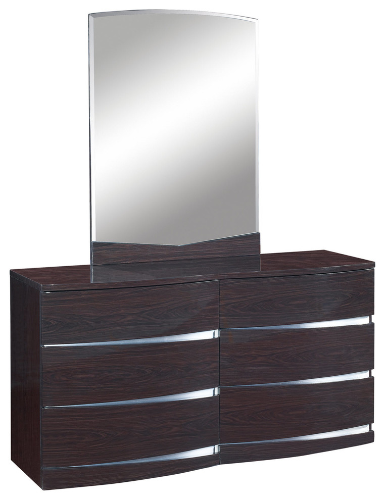 Big Dresser Contemporary Dressers By Global Furniture Usa