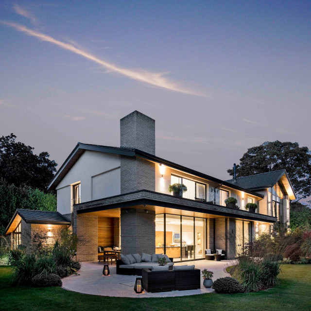Private Client 003 Contemporary Garden Cheshire By Calderpeel Architects Houzz Uk