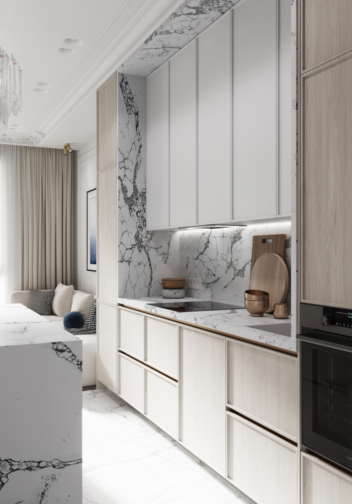 Однокомнатная квартира в стиле современной классики