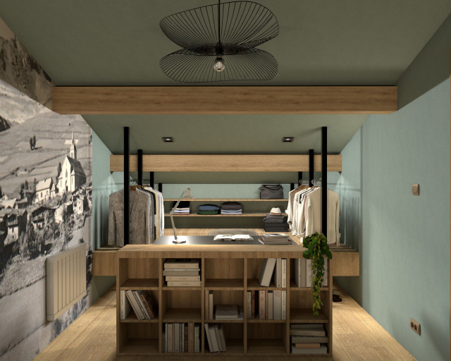 LE CHALET rustikal-ankleidezimmer