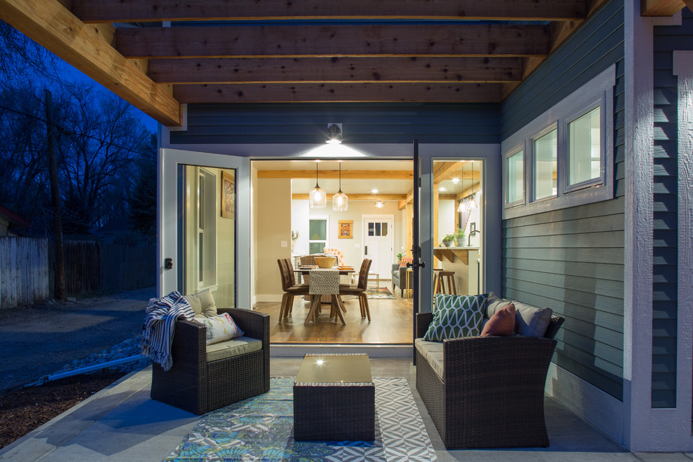 Inspiration for a craftsman home design remodel in Denver